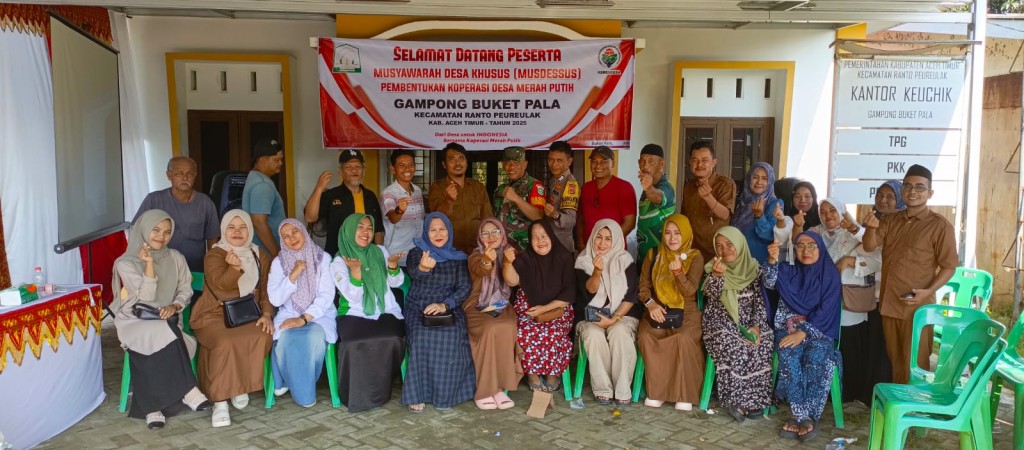 Musyawarah pembentukan awal koprasi merah putih